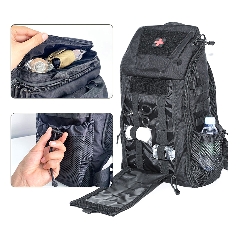 Sac à dos d'urgence de survie tactique SABADO Polyvalent Medical Assault Pack