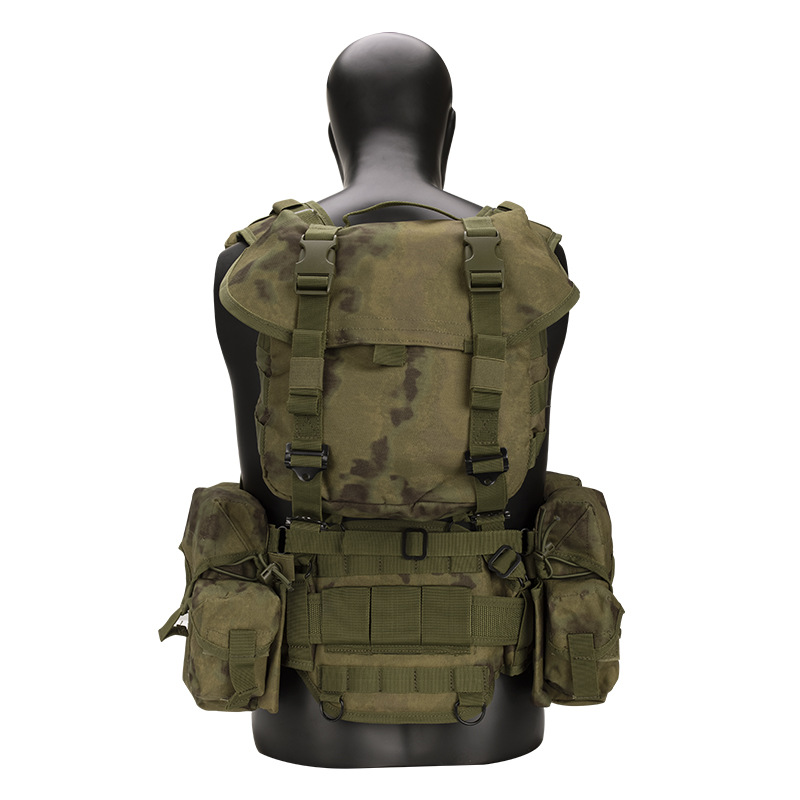 SABADO Camo Army Tactical Gear Gilet de Chasse Réglable Respirant Gilet de Combat Léger