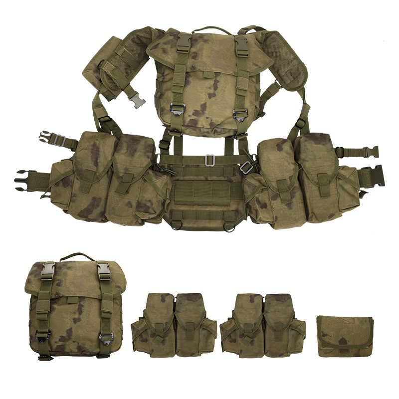 SABADO Camo Army Tactical Gear Gilet de Chasse Réglable Respirant Gilet de Combat Léger