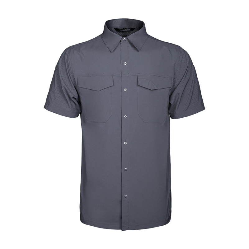 SABADO Outdoor Chemise tactique d'été à séchage rapide pour homme