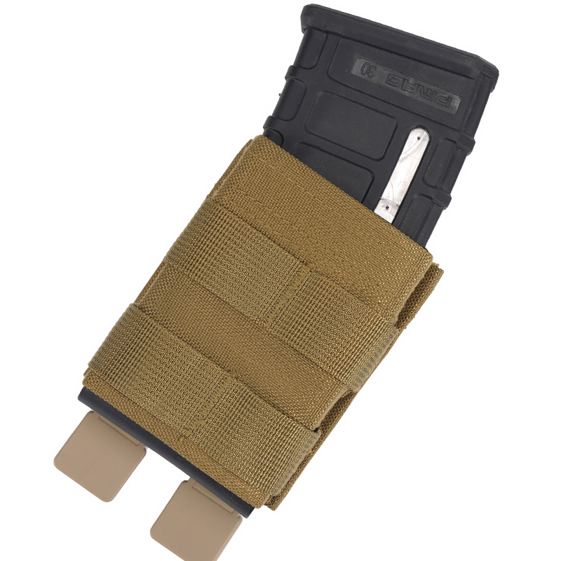 SABADO Tactical Single Medium Fast Open MOLLE 7.62 Magazine Pouch 