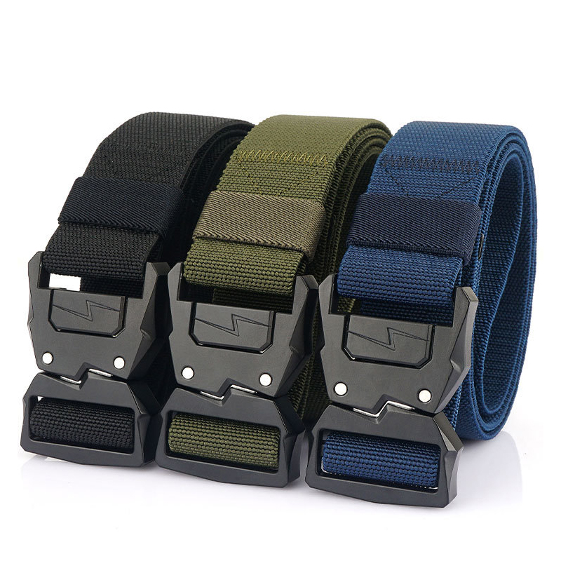 SABADO Ceinture élastique tactique réglable Airsoft Police Lightning pour homme