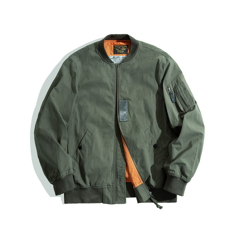 SABADO Casual Thick MA-1 Men Military Flight Bomber Jacket