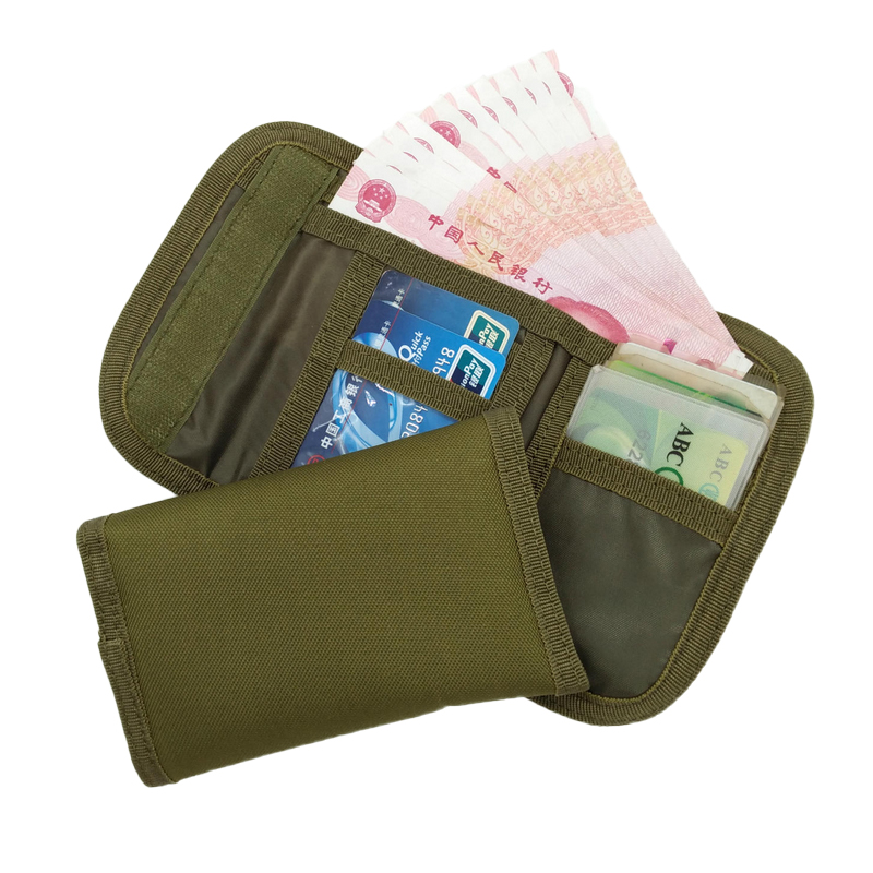 SABADO Men Slim Wallet Nylon Chasse Petits portefeuilles tactiques