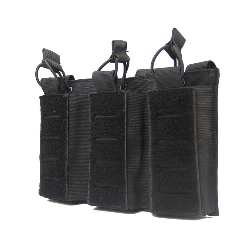 SABADO – pochette Triple magnétique tactique d'extérieur, pour gilet de fusil kangourou élastique M4 M14 M16 AK AR