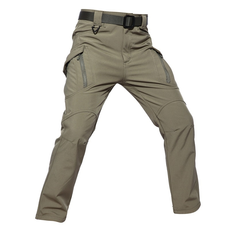 SABADO Tactical Fleece Pants Pantalon Cargo Softshell pour Homme