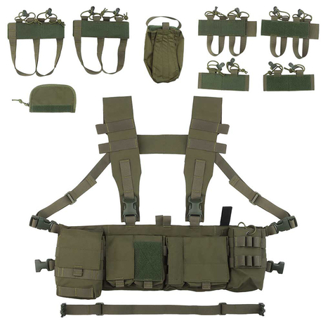 SABADO – harnais de poitrine tactique Gen IV, pochette MAG GP, plate-forme d'équipement rapide Airsoft, gilet de chasse MOLLE 5.56 7.62