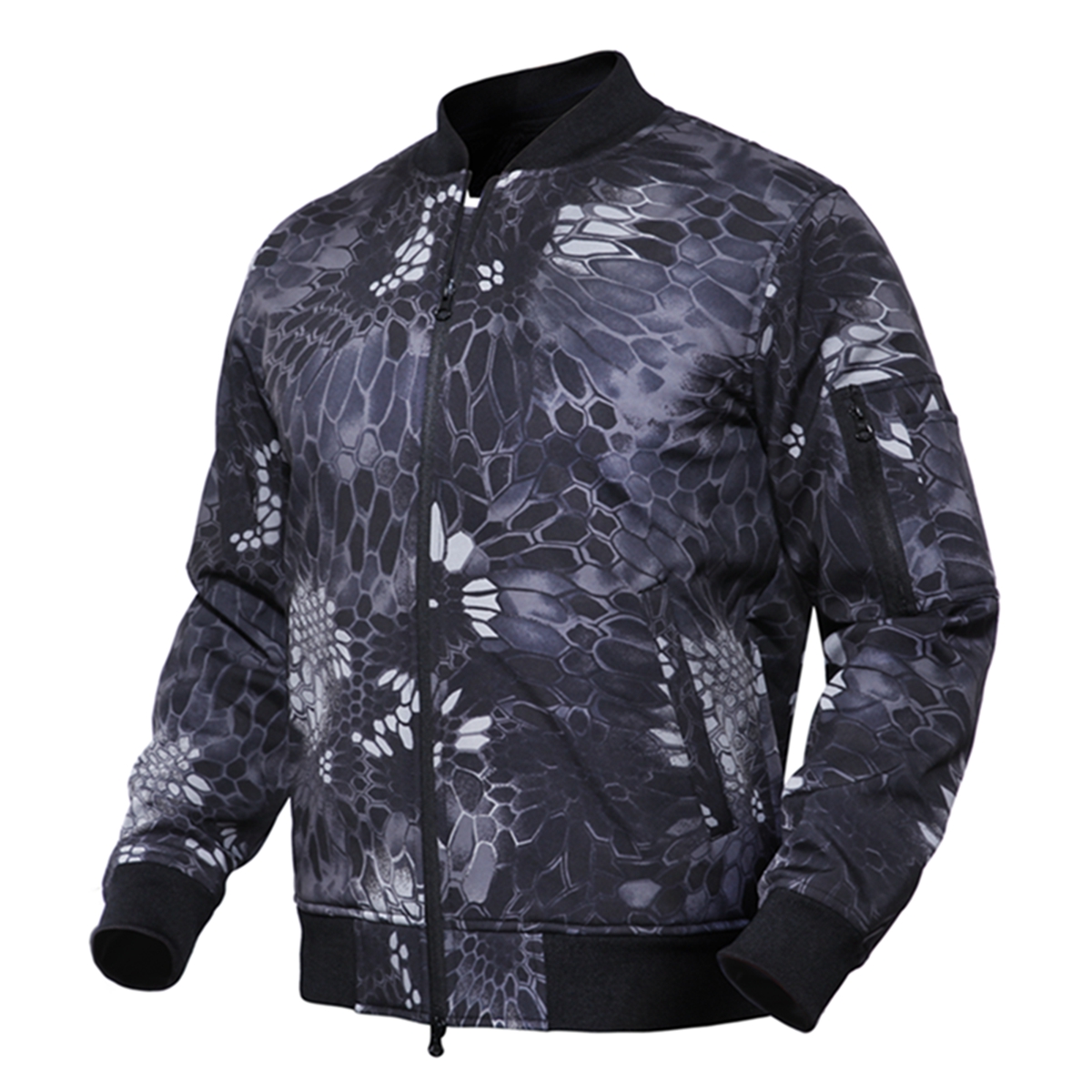 SABADO Hommes Veste Tactique Soft Shell Imperméable MA1