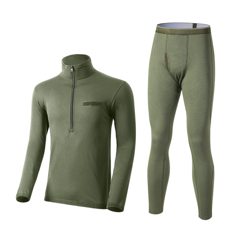 SABADO Hommes Sans Couture Cyclisme Sport Tactique Long Johns Sous-Vêtements Thermiques Ensembles