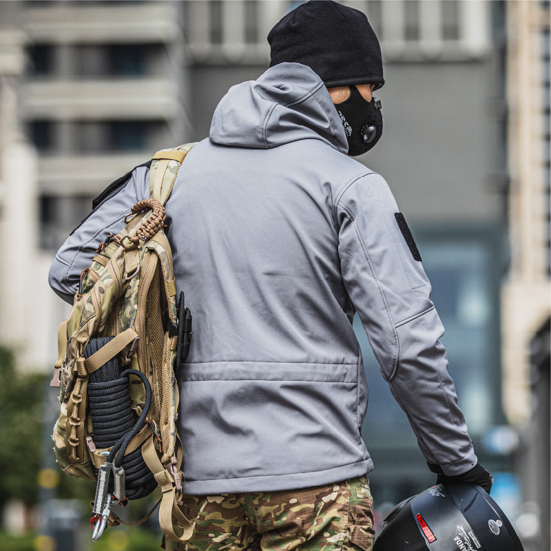 SABADO personnalisé léger extérieur vert militaire softshell tactique veste de combat hommes