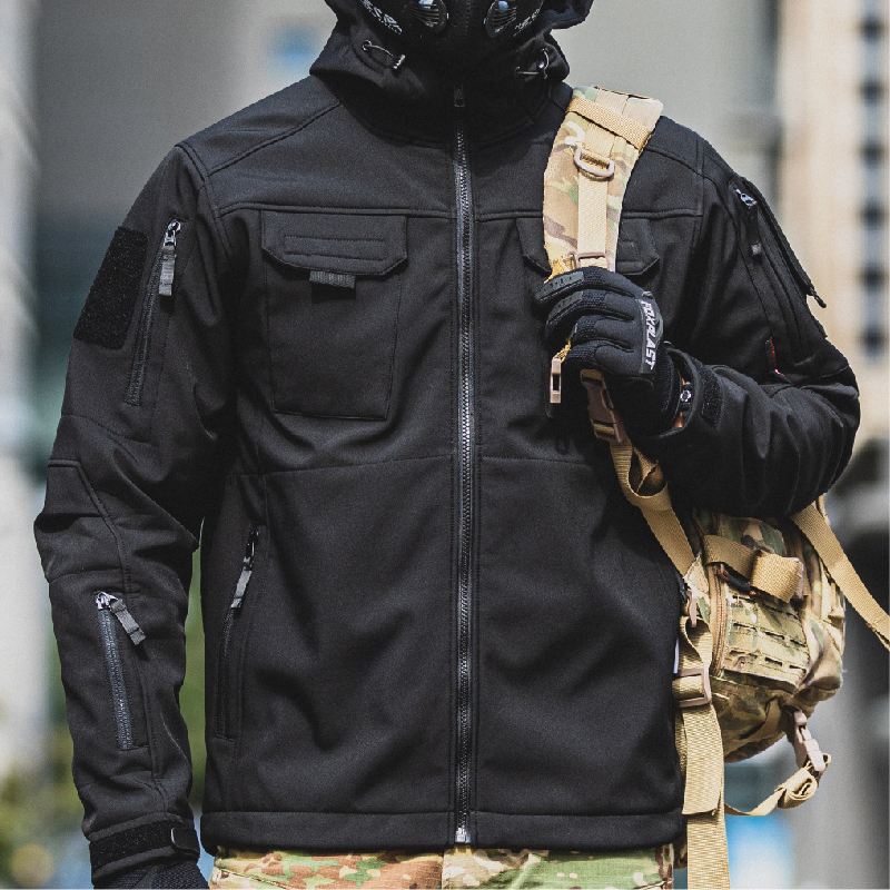 SABADO personnalisé léger extérieur vert militaire softshell tactique veste de combat hommes