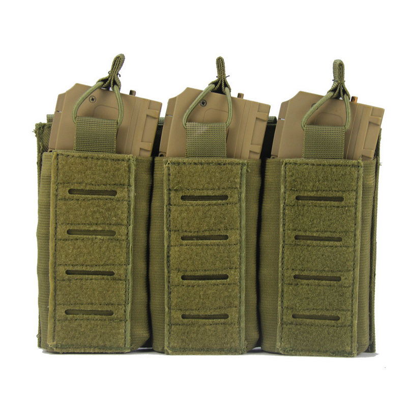 SABADO – pochette Triple magnétique tactique d'extérieur, pour gilet de fusil kangourou élastique M4 M14 M16 AK AR