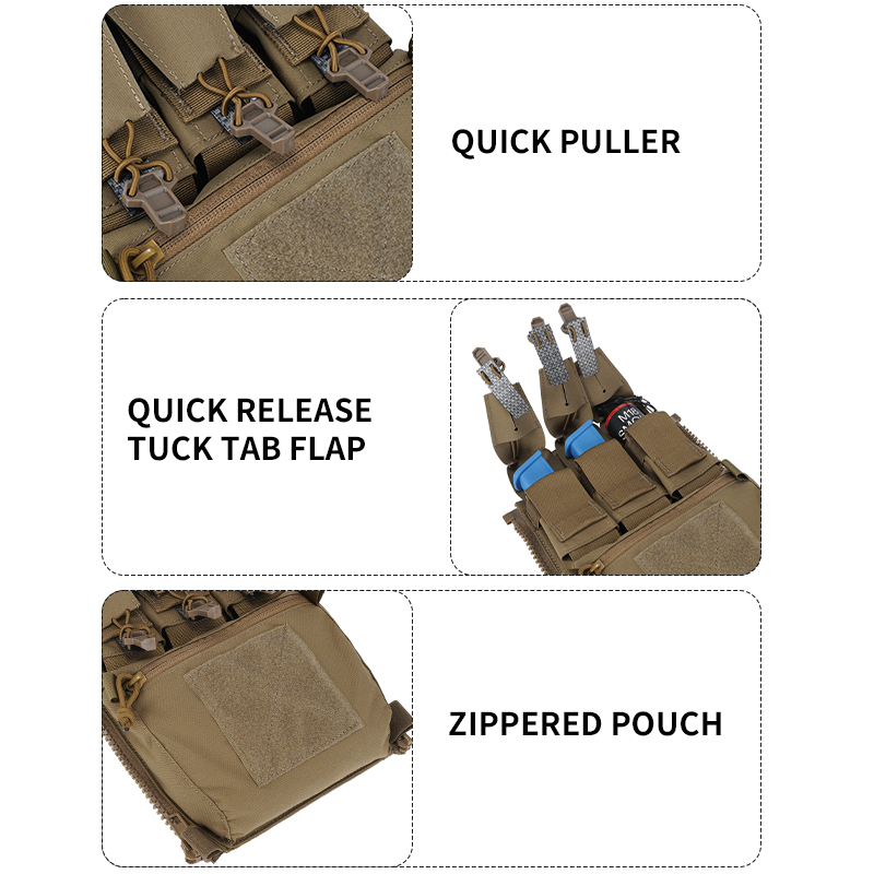 Sabado Tactical Back Panel Banger Pouche pour la chasse au gilet