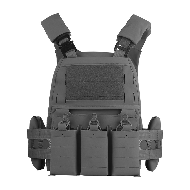 SABADO – porte-plaque léger à dégagement rapide, gilet d'extérieur tactique militaire réglable pour l'entraînement Airsoft pour adultes