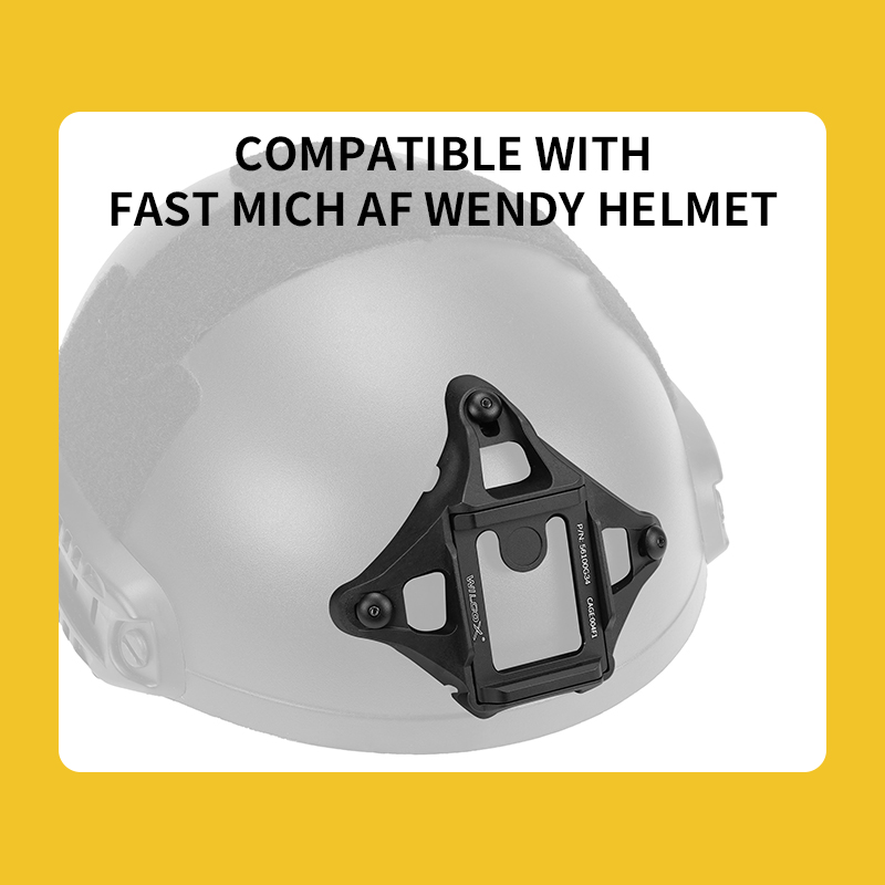 SABADO HAUT-HELTHRY NYLON & ALLIAL TACTICAL CASHET NIGH VISION MONT - Multi-helmet compatible pour Fast Mich Wendy