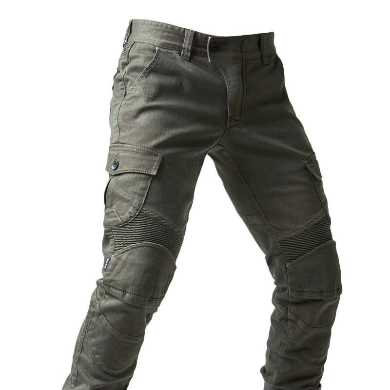 SABADO Multi poches chasse moto pantalon tactique jean pour hommes