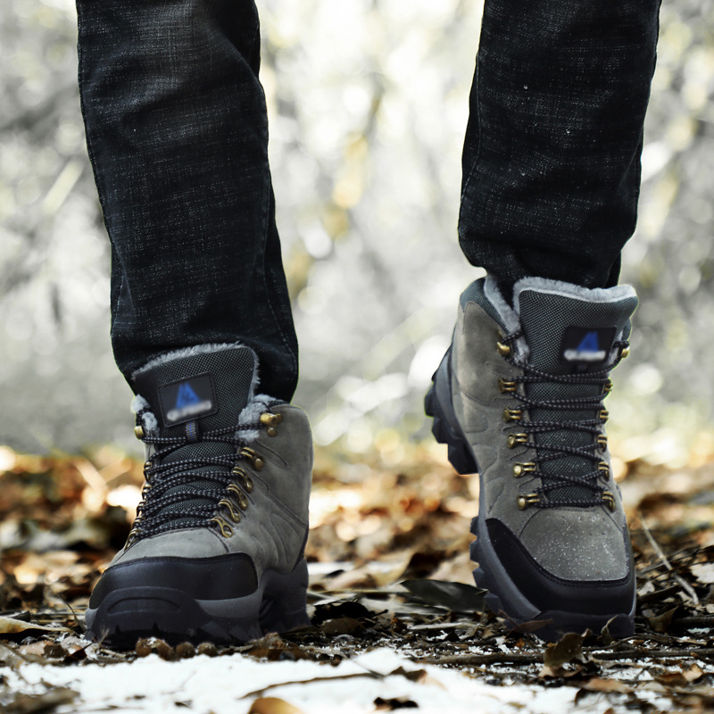 SABADO Bottes de randonnée Chaussures de travail mi-hautes imperméables