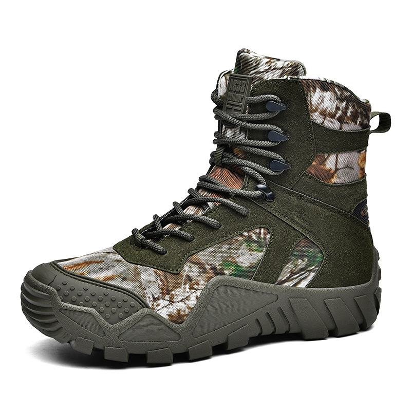 SABADO Outdoor Army Bottes tactiques hautes pour hommes 