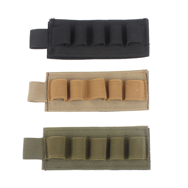 SABADO – pistolet tactique militaire en Nylon, 5 cartouches rondes pour fusil de chasse, support de coque pour gilet, plate-forme de poitrine