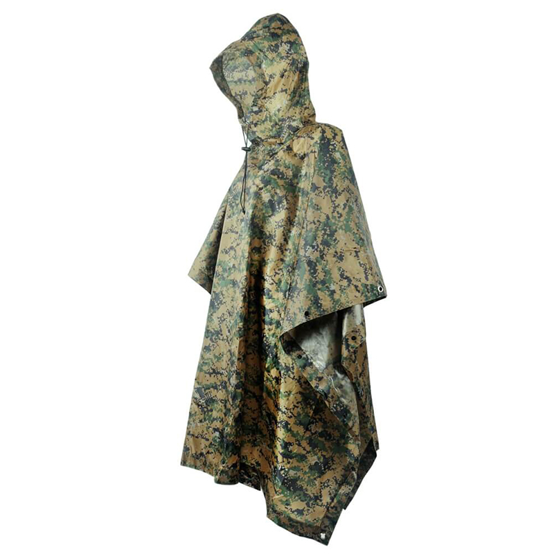 SABADO militaire robuste extérieur imperméable imperméable femmes hommes tactique manteau de pluie Poncho