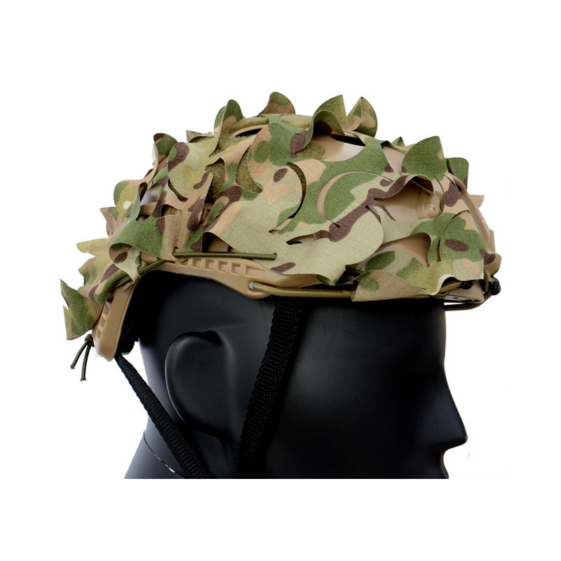 Accessoires de Camouflage ODM d'usine SABADO, couverture de casque tactique Airsoft, filet découpé au Laser personnalisé