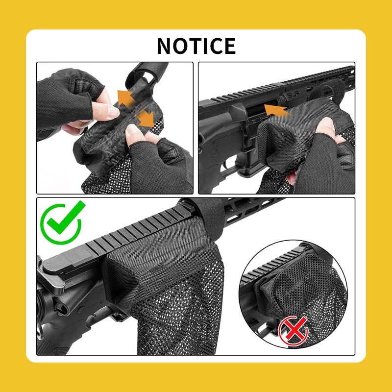 Sabado Tactical AR15 Bullet Shell Catcher Sac Nylon à base de nylon à base de nylon rapide à base de glissière pour 3 'de diamètre