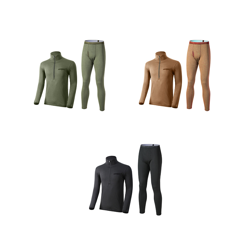 SABADO Hommes Sans Couture Cyclisme Sport Tactique Long Johns Sous-Vêtements Thermiques Ensembles