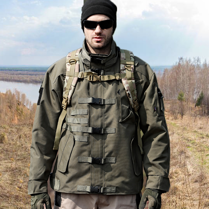 SABADO Tactique Combat Bomber Vestes À Capuche Hommes