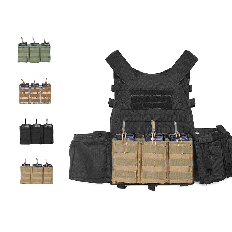 SABADO – gilet de chasse MOLLE en Nylon 1000D, pochette pour magazines simple/Double/Triple pour sac d'extérieur