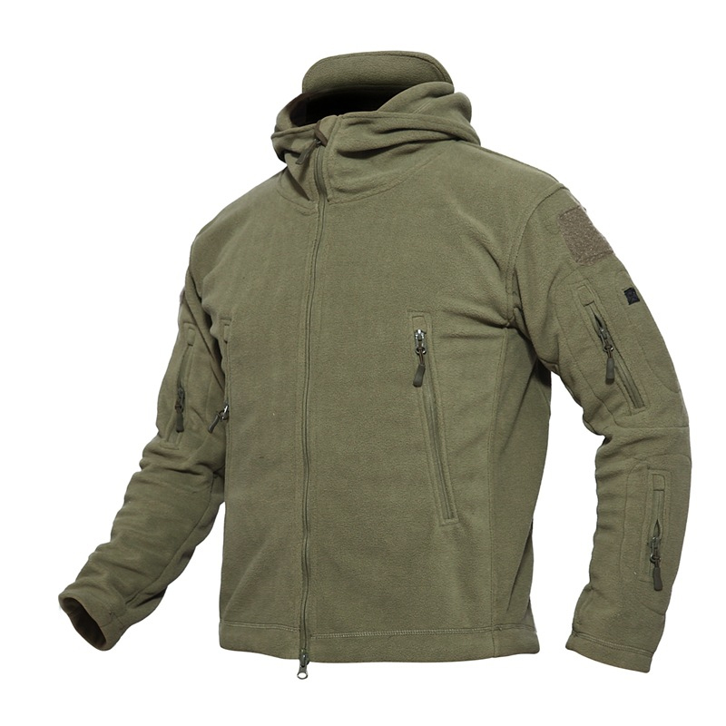 SABADO Outdoor Army Veste polaire tactique pour homme