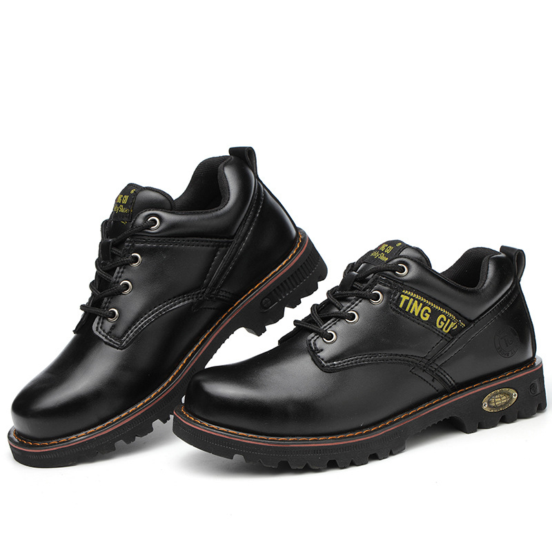 SABADO Chaussures de sécurité de travail avec embout en acier pour hommes