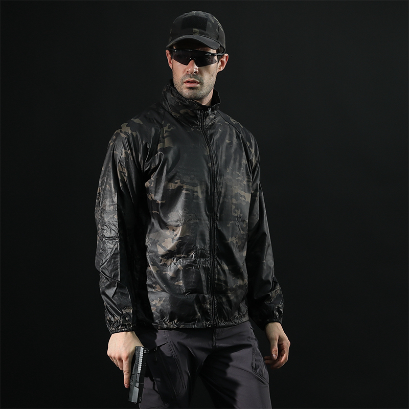  SABADO Imperméable à Capuche Mince Imperméable à Séchage Rapide Peau Vestes