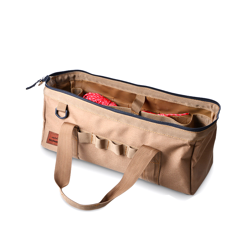 SABADO Sac de rangement pour clous de tente d'extérieur avec poignées