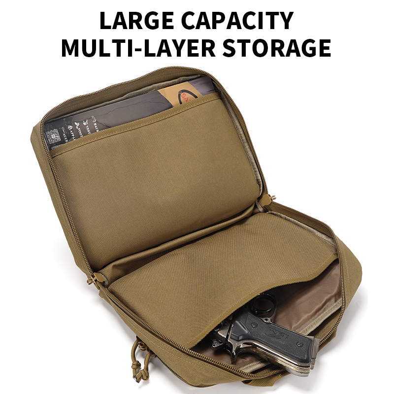 SABADO Glock 17 19 Range Bag Pistol Portable Storage Tactical Dual Gun Bag