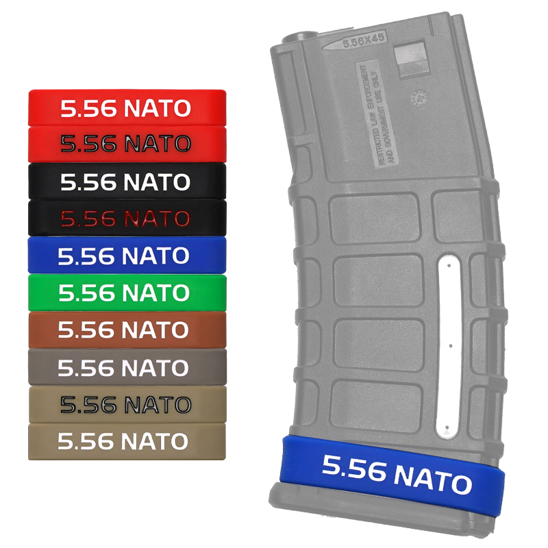 SABADO 5.56 Bandes de marquage du chargeur OTAN 5.56 Identification du calibre du chargeur