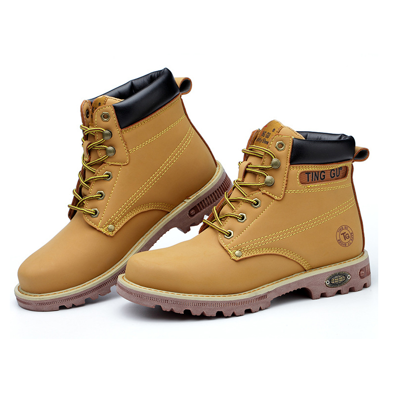 SABADO Chaussures de sécurité de travail avec embout en acier pour hommes